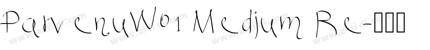 ParvenuW01 Medium Re字体转换